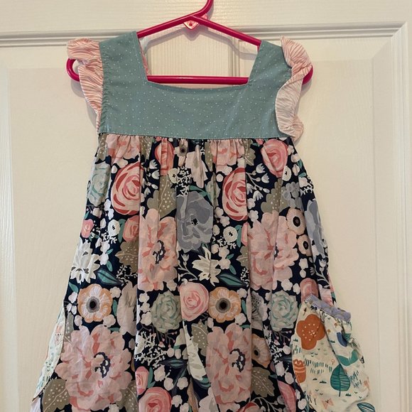Matilda Jane Other - PLATINUM Matilda Jane floral pink ruffle sleeve dress Size 6 5/10 Unlimited